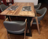stół z blatem ze starego drewna na wymiar poznan